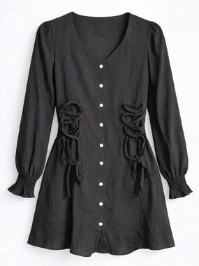 Peach Love Size M New in the Package Black Dress